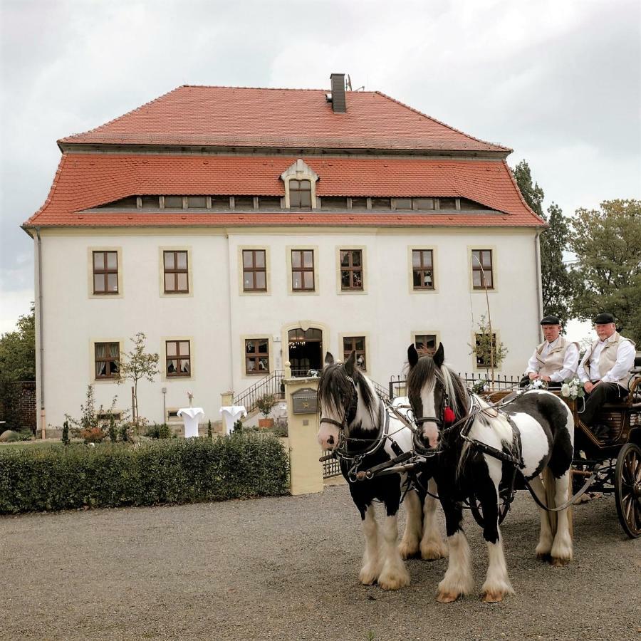 Herrenhaus Kunzwerda Bei Torgau - Aparthotel, Boardinghouse, Wohnen Auf Zeit Exterior photo
